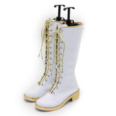 KPOP Demon Hunters Golden HUNTRIX Rumi weiß Stiefel Cosplay Schuhe